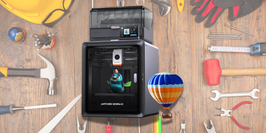 Anycubic Kobra S1 Combo 3D-Drucker